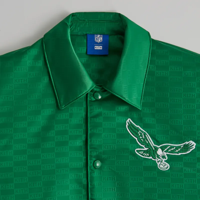 KITH X Nfl Eagles Satin Bomber Jacket-2