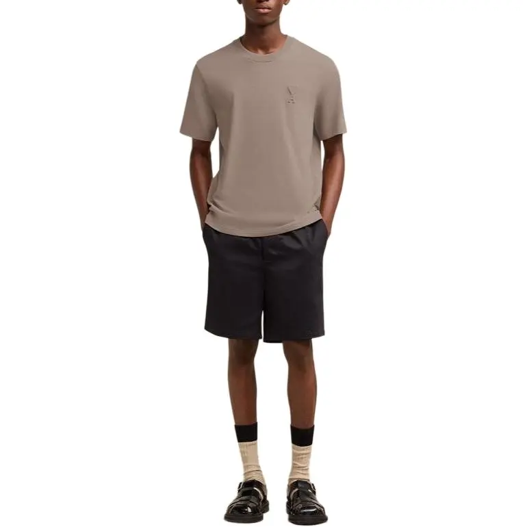 AMIPARIS SS24 T Shirt Unisex Taupe-2