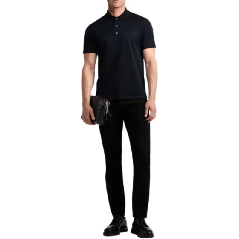 Dunhill Polo Shirt Men's Ink Blue-2