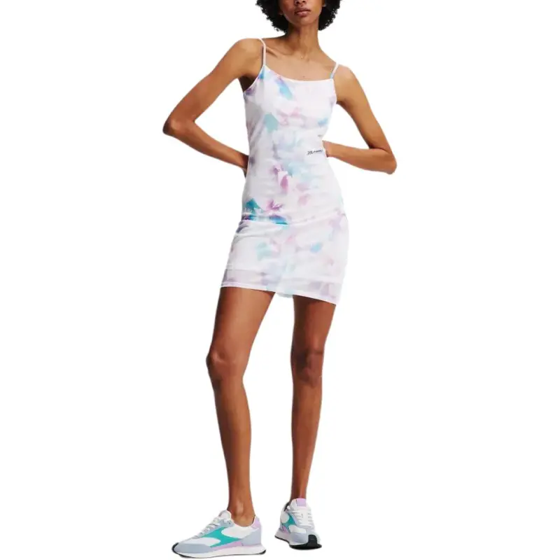 KARL LAGERFELD Slip Dress Women's White-1
