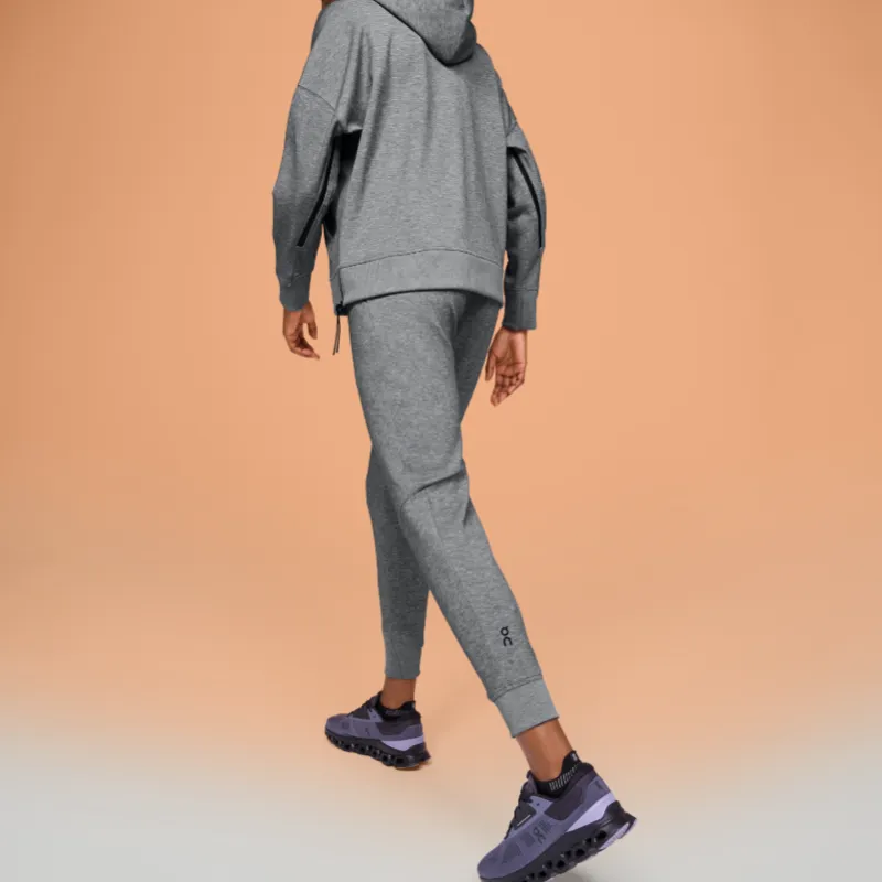 On Sweat Sports Pants Women's Gray-2