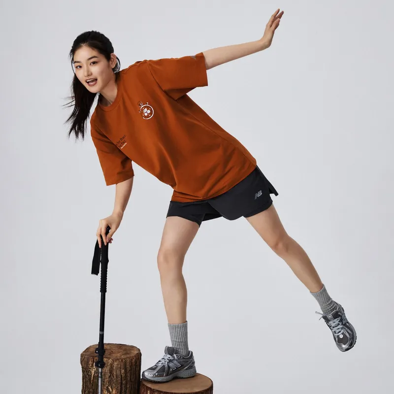 New Balance SS24 T Shirt Unisex Orange-11