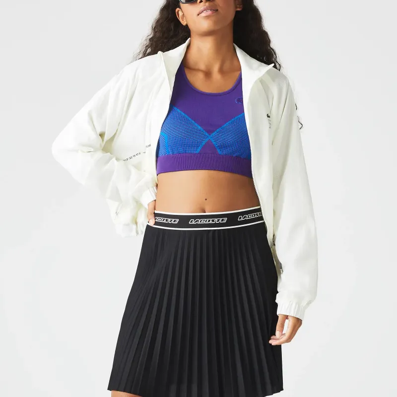 LACOSTE Casual Short Skirts Women's Black-4