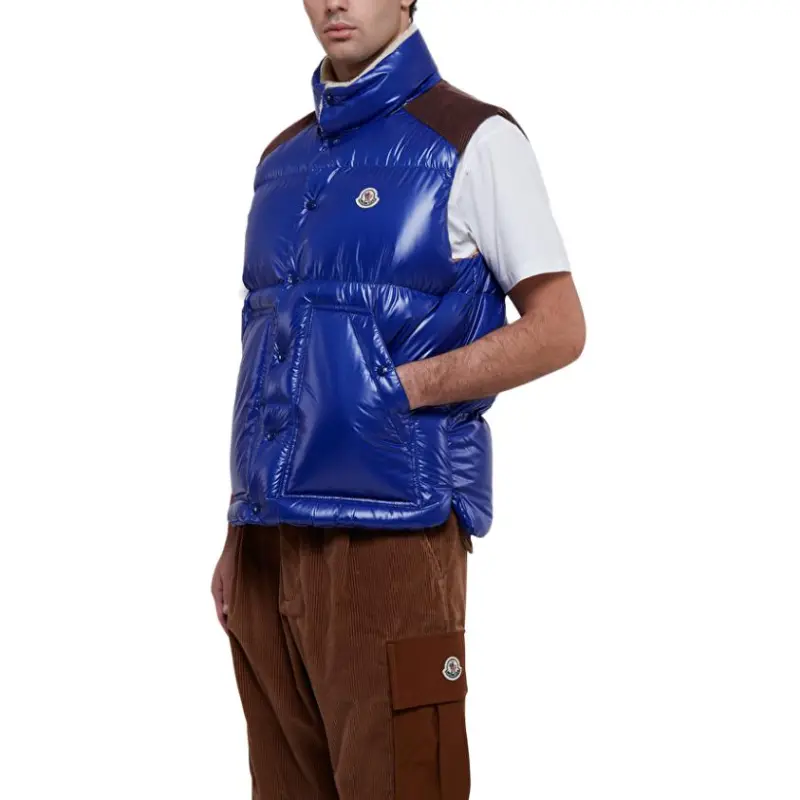 Moncler Vests Men Blue-4