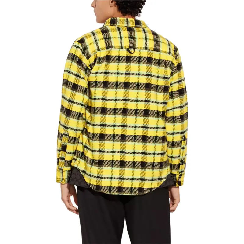 COACH Shirts Men Yellow-2