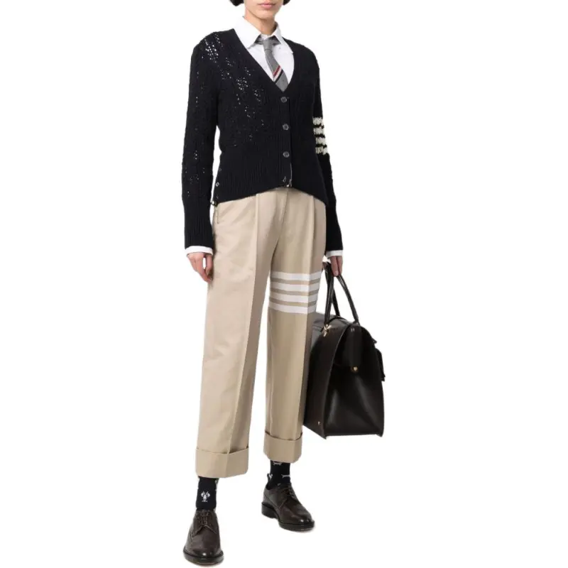 THOM BROWNE· FW22 Knitwear Women's Black-3