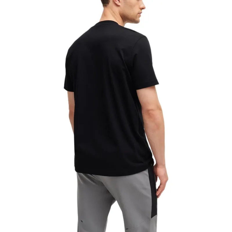 HUGO BOSS Maxi Logo Patch Crewneck T Shirt-3