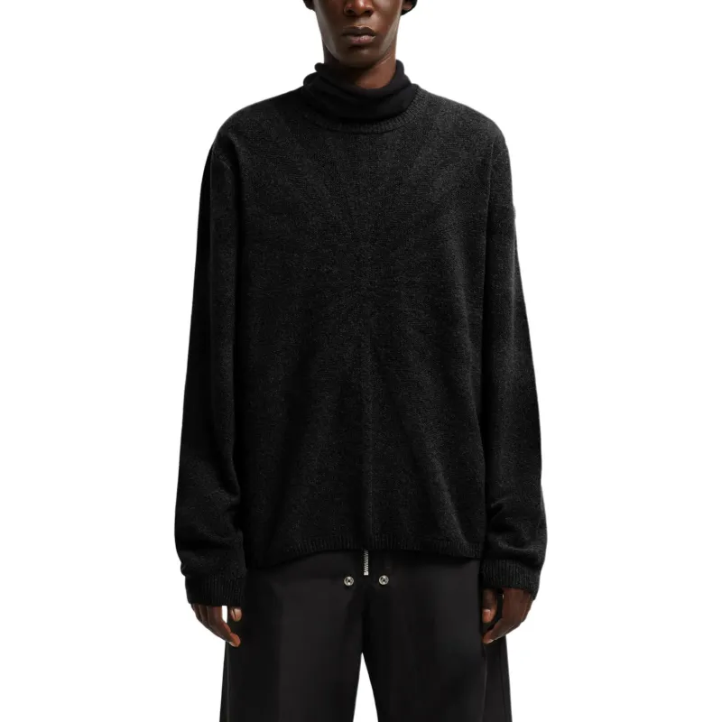 MONCLER GENIUS X Rick Owens Knit Jumbo Round Neck Top-1