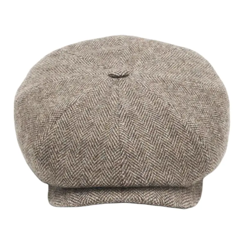 STETSON Wool Cotton Polyamide Blend Berets Unisex Gray-1