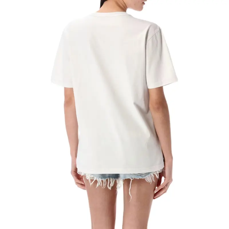 T By Alexander Wang Graphic Short Sleeve T shirt White-3