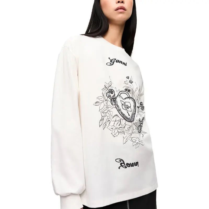 GANNI Graphic print Sweatshirt-1
