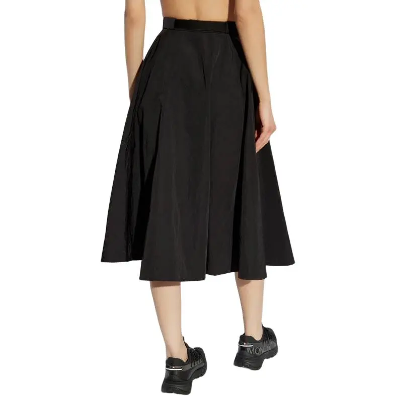 Moncler Belted A Line Midi Skirt-4
