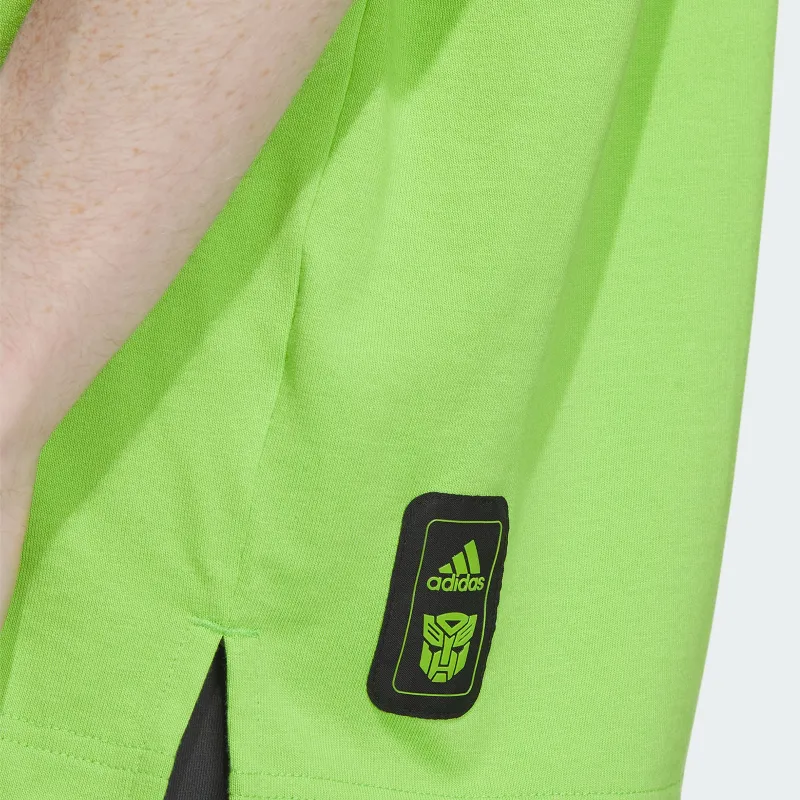 Adidas T Shirt Men's Semi Neon Green-4