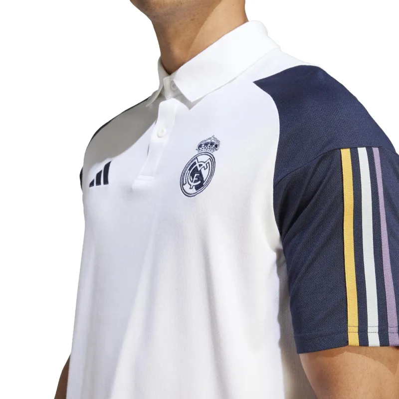 Adidas Real Madrid Polo Shirt Men's White-4