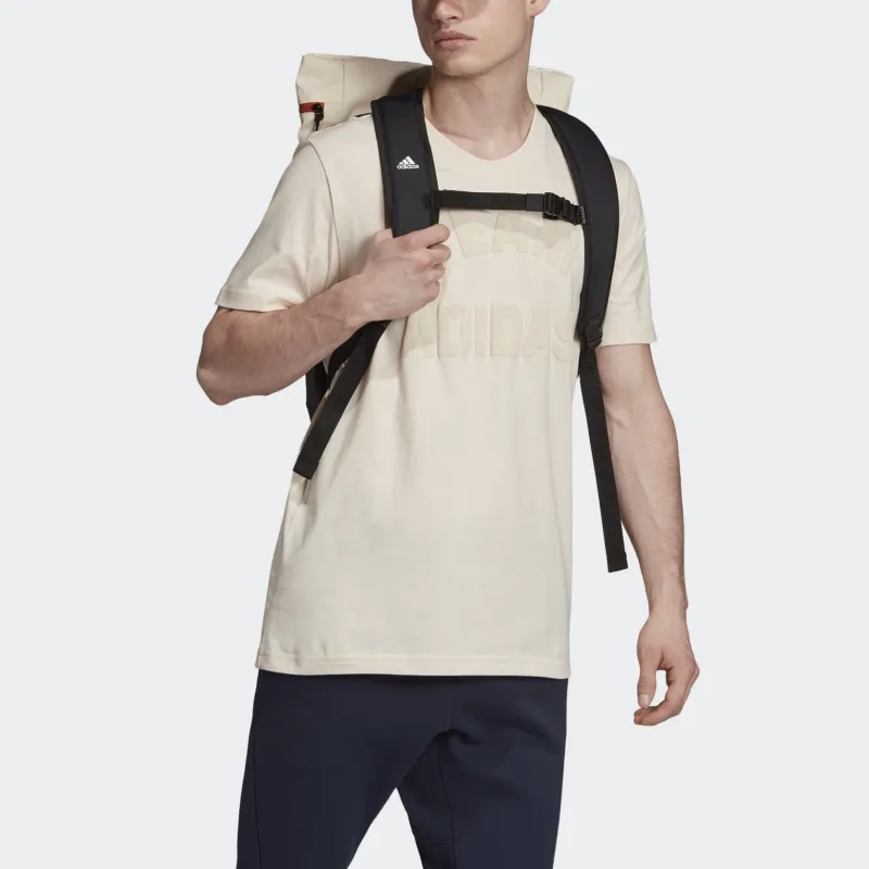 Adidas T Shirt Men's Linen Brown-4