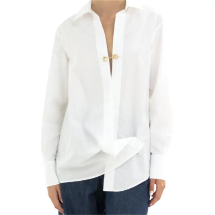 Valentino Stud Detailed Long Sleeved Shirt-3