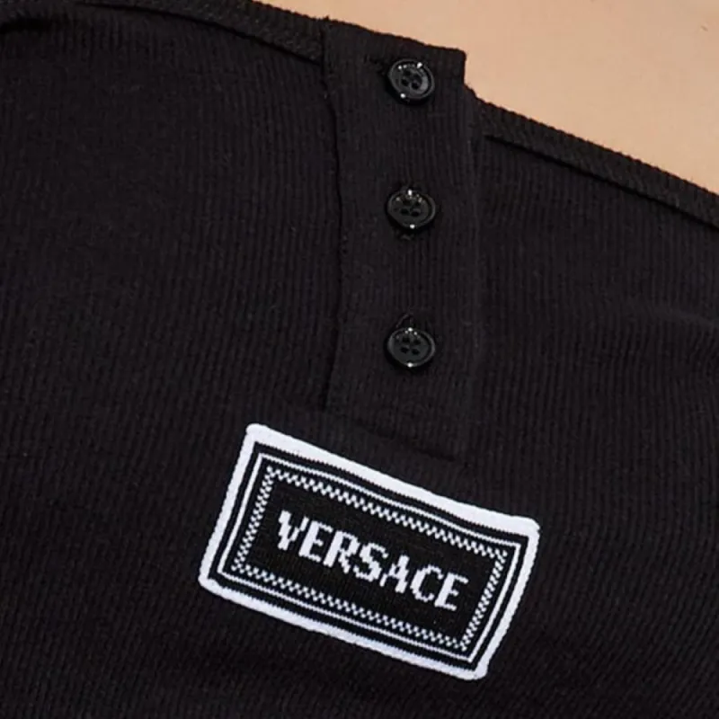 VERSACE Ribbed Lingerie Top-4