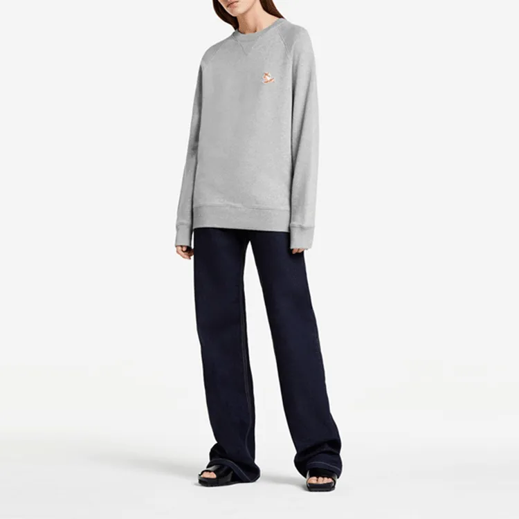 Maison Kitsune Sweatshirts Unisex Gray-2