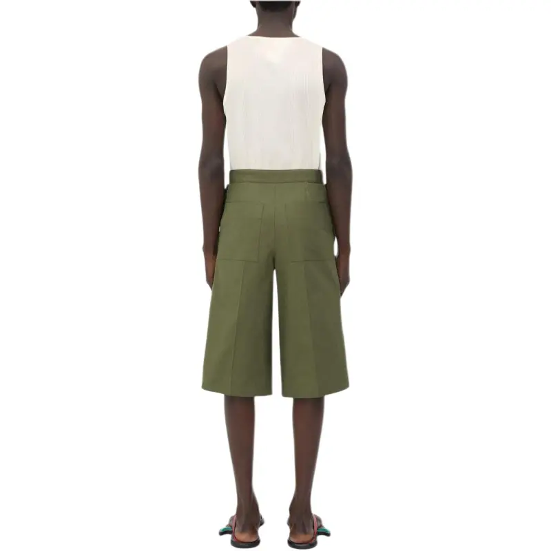 Bottega Veneta Casual Shorts Men's Green-3