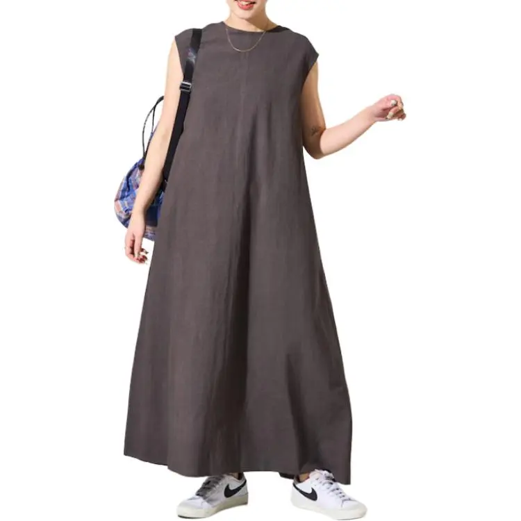 FREAK'S STORE Sleeveless Dress Women's Charcoal Gray-1