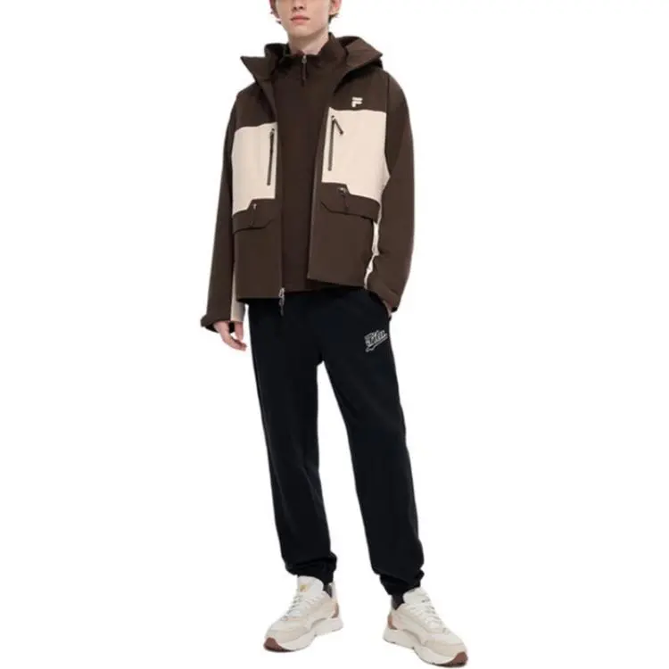 FILA FUSION Jacket Men's Dark Chestnut Brown-3