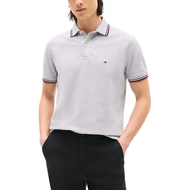 Tommy Hilfiger Polo Shirt Men's Gray-1