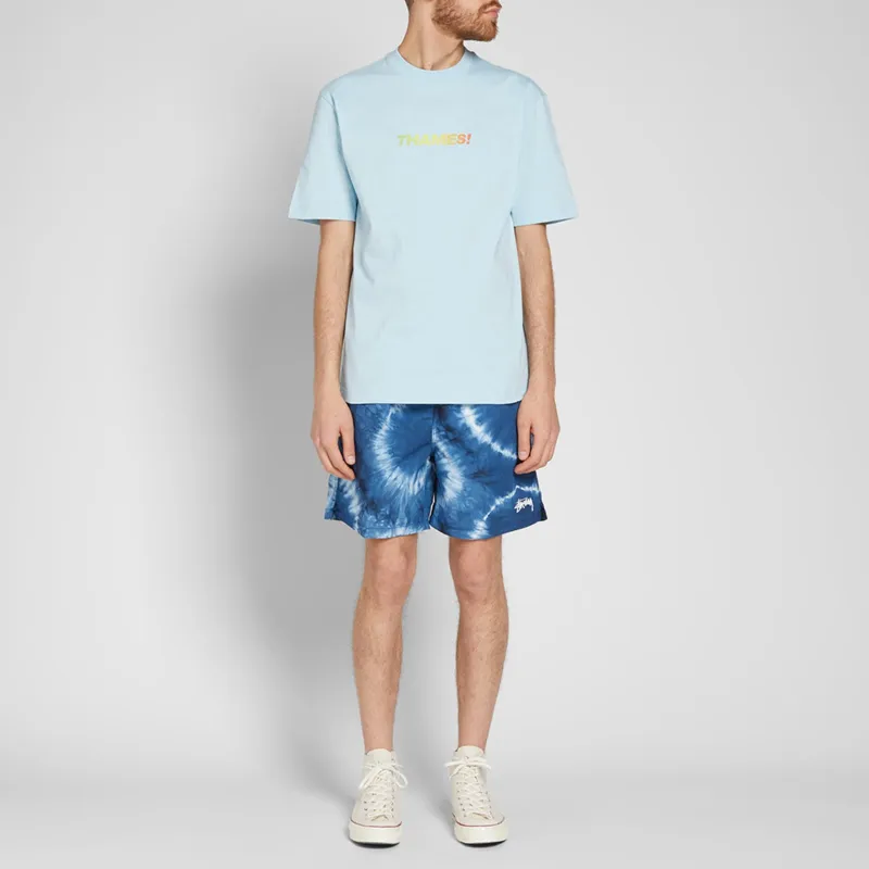 Stussy SS24 Swimming Shorts Men's Indigo-3