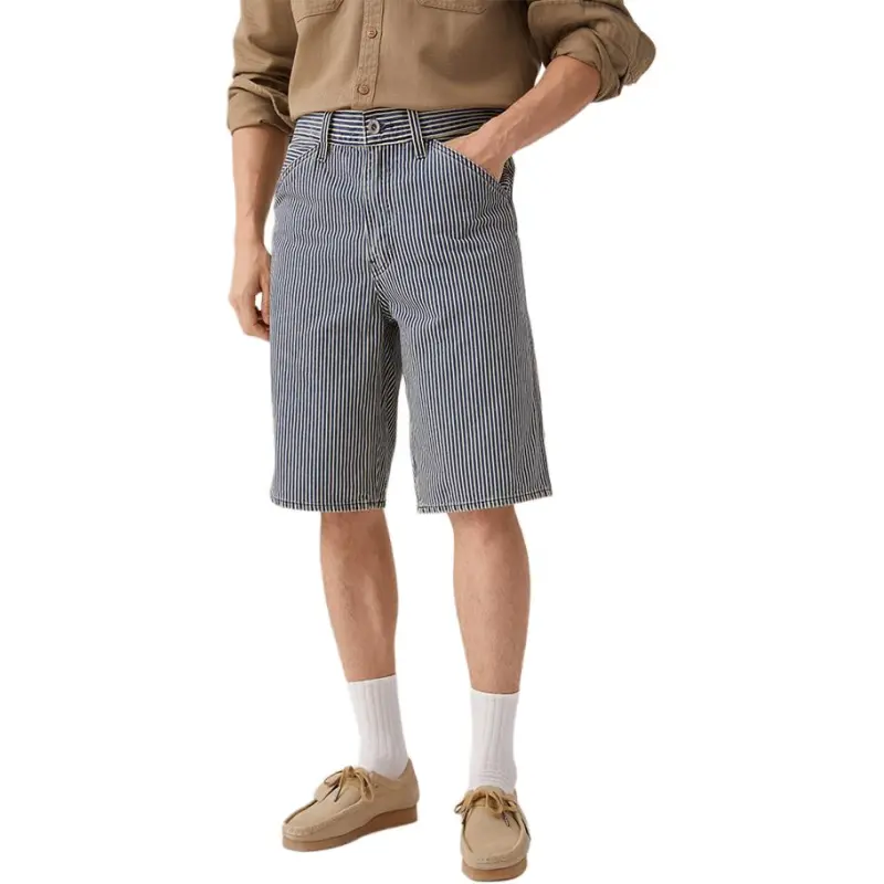 Levi's Denim Shorts Men's Blue White-3