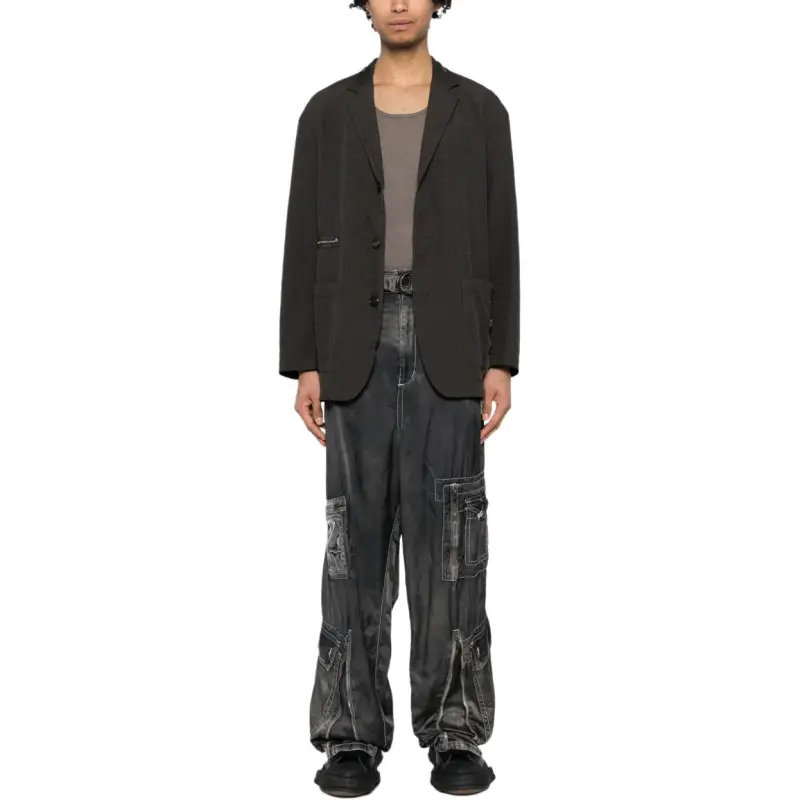 Maison Mihara Yasuhiro Parachute Twill Wide leg Trousers-1