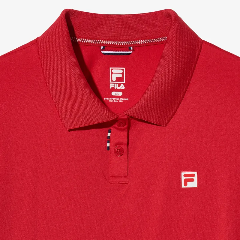 FILA Polo Shirts Women's Red-2