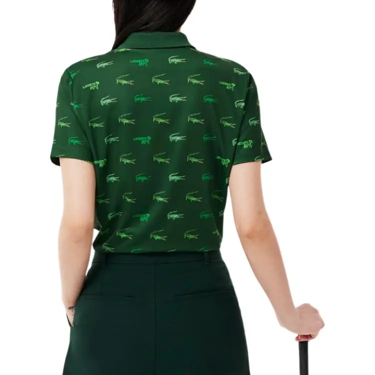 LACOSTE Polo Shirt Women's Green-3