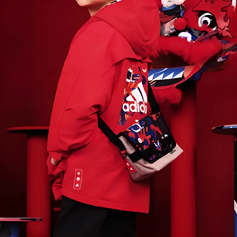 Adidas CNY Collection Recycled Polyester Fanny Pack, Crossbody Bag, Shoulder Bag Regular Unisex-4