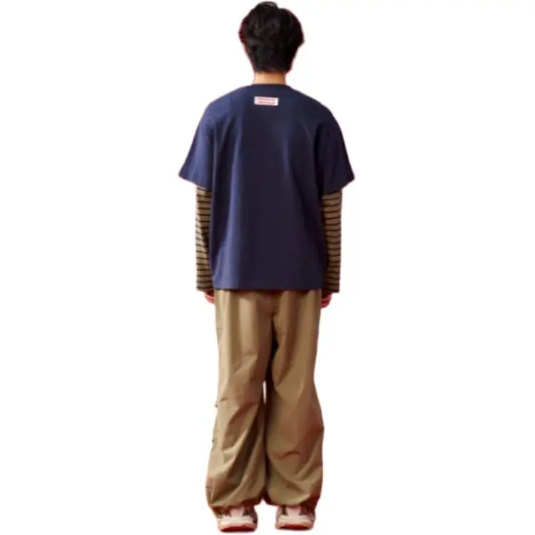 Checkitout Sweatshirt Unisex Dark Blue/Tea Brown-3