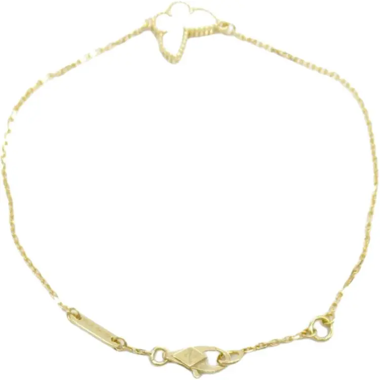Van Cleef & Arpels 2010s 18K Yellow Gold Sweet Alhambra Pearl Bracelet-1