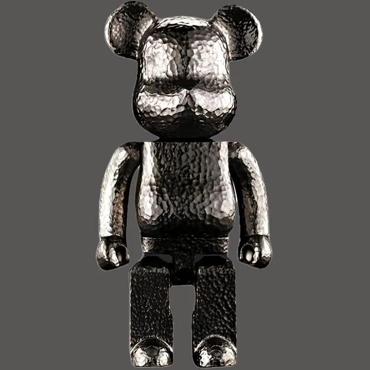 BE@RBRICK BE@RBRICK Royal Selangor Royal Selangor Tin Bear Black Trendy Figures-3