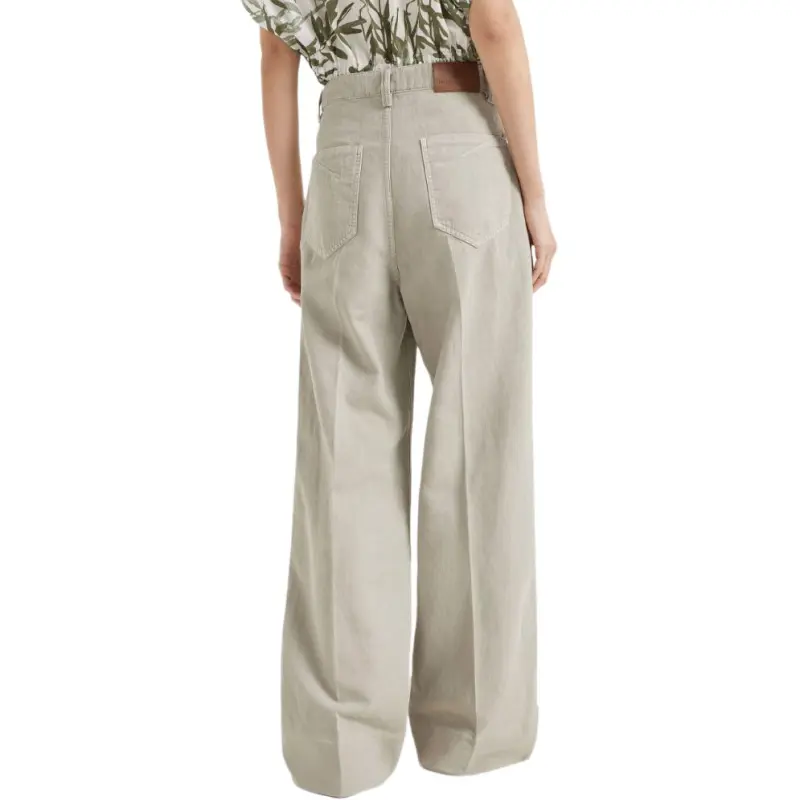 Brunello Cucinelli Pressed Crease Straight leg Jeans-2
