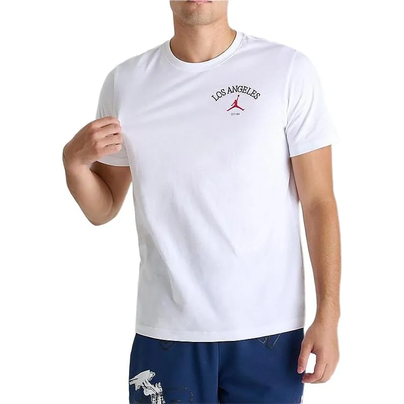 Jordan T Shirts Men White-2