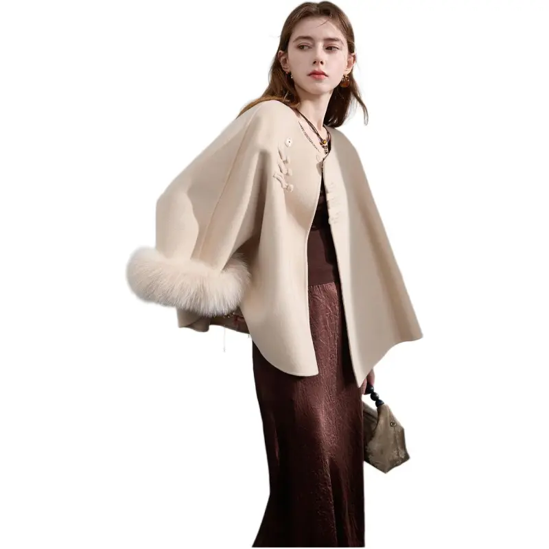3COLOUR Coats Women's Ecru-1