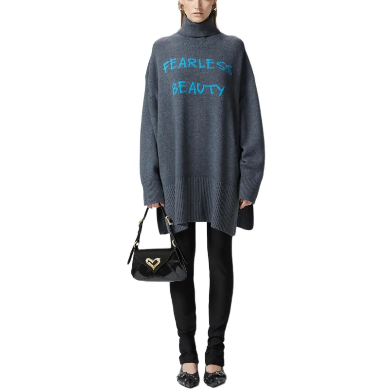 PINKO Intarsia knit Motif Knit Dress-2