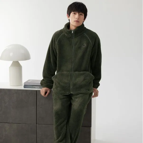 Floating light islands Men Pajama Sets-1