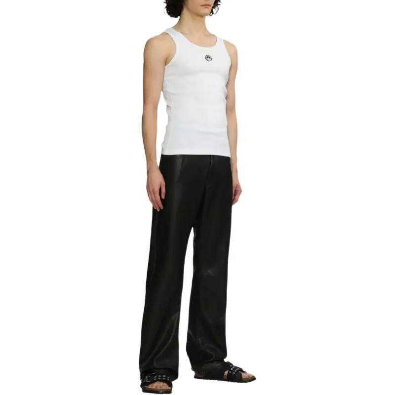 Marine Serre Crescent Moon Embroidered Crewneck Tank Top-2