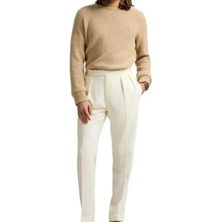Polo Ralph Lauren SS25 Sweater Men's Sand Dune-1