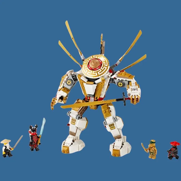 LEGO Phantom Ninja Collection Gold Mecha Building Blocks 301 600pcs 71702-2