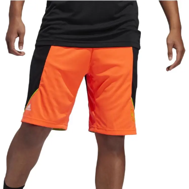 Adidas AEROREADY Sports Shorts Men's Orange/Black-2
