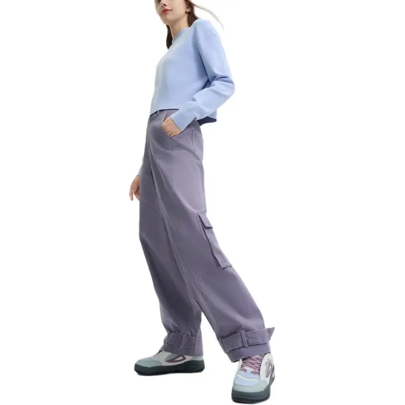 FILA ORIGINALE Cargo Pants Women's Moonball Gray-3