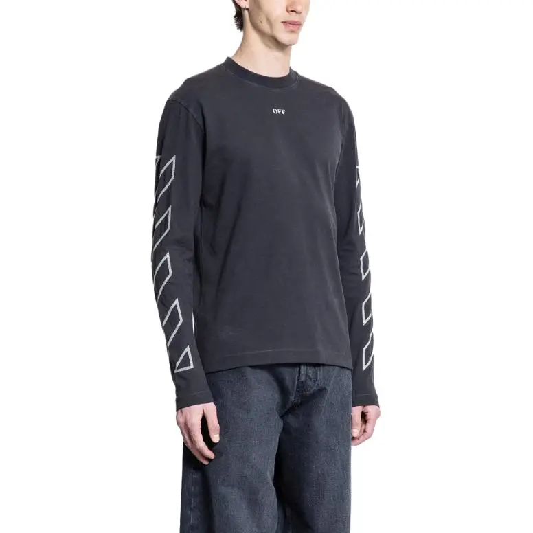 OFF WHITE T Shirts Men Black-2