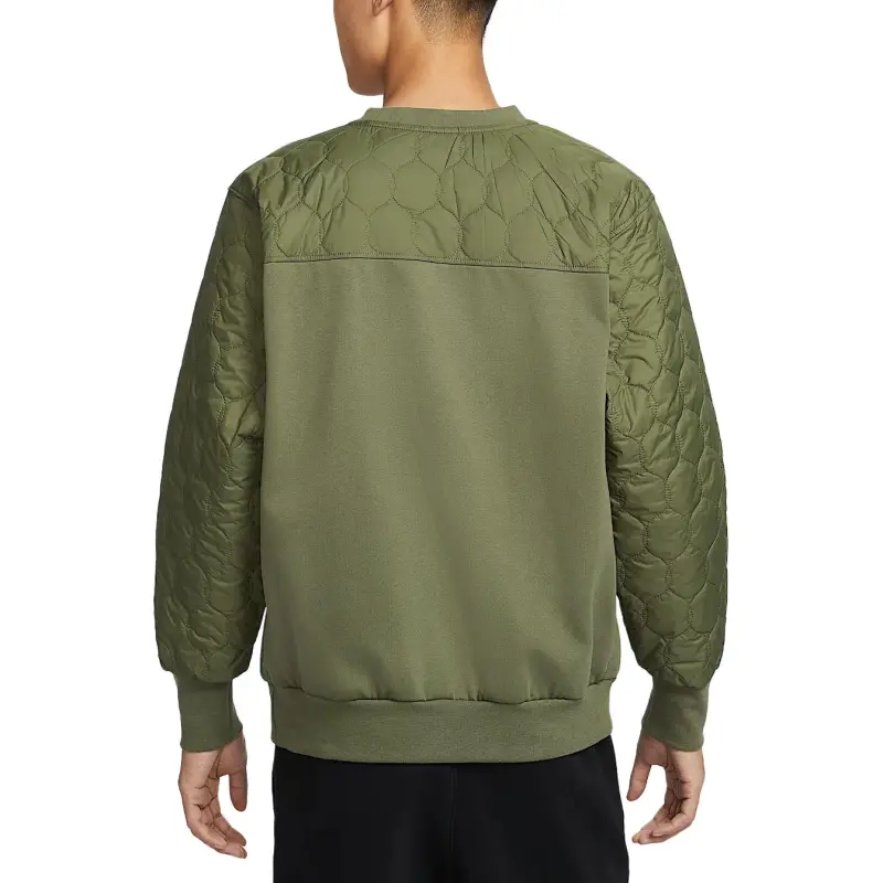 Nike Dri FIT Standard Issue Sweatshirt Men's Medium Olive Green-1