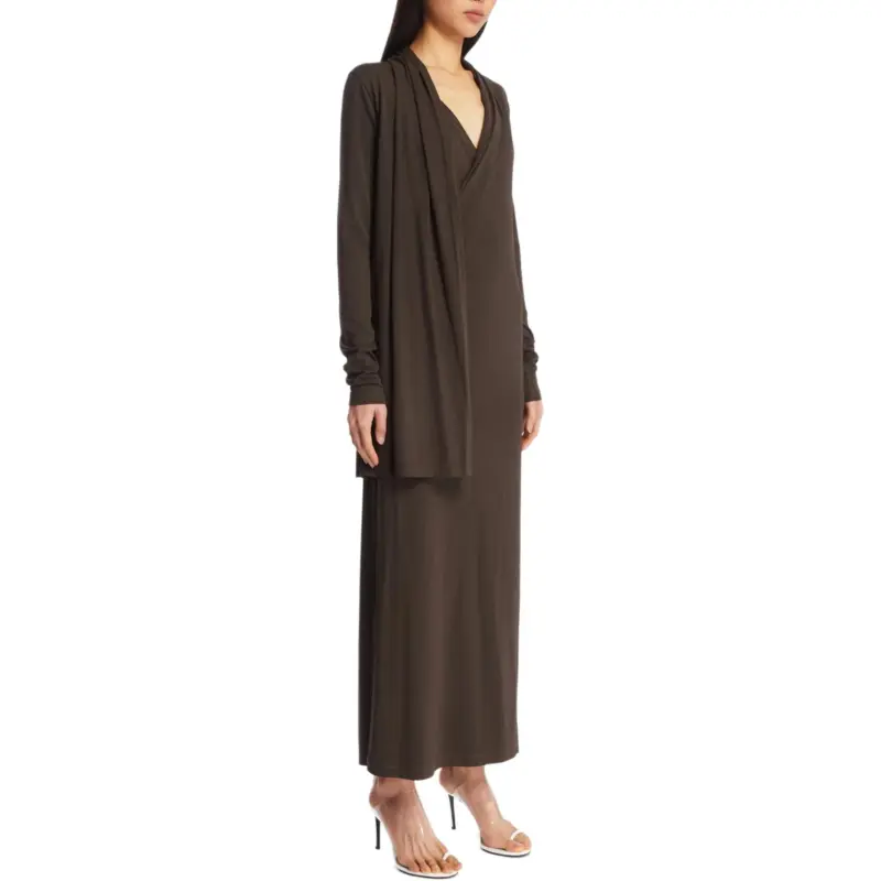 TOTEME Overlapped Jersey Dress-3