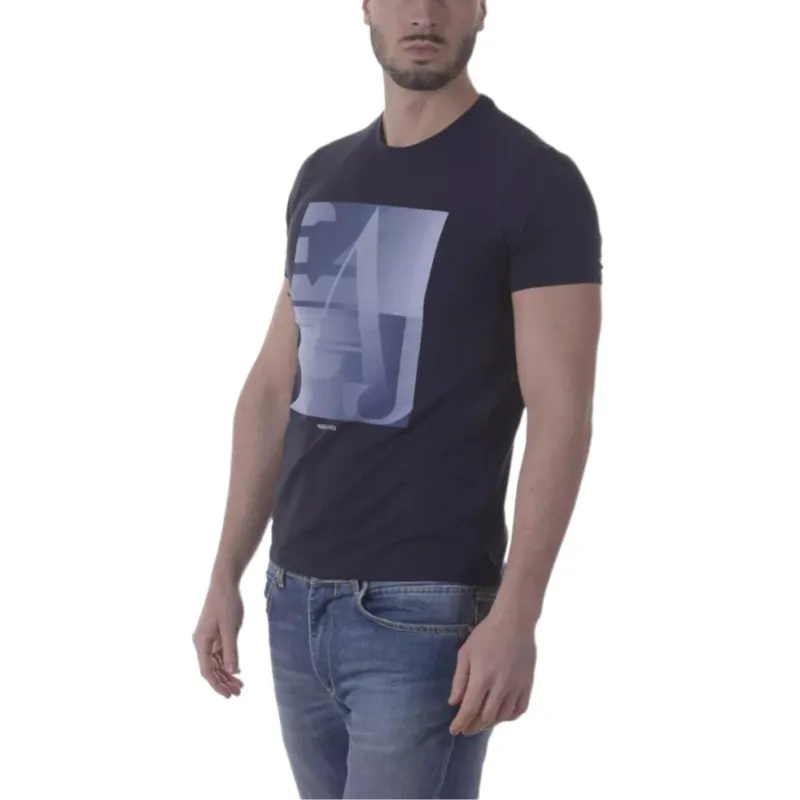 ARMANI JEANS T Shirt Men's Blue-2