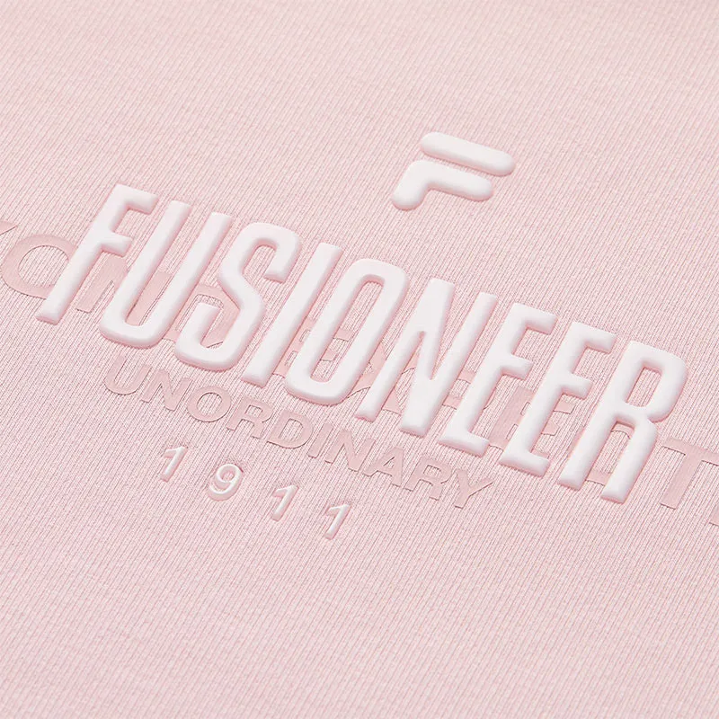 FILA FUSION Sweatshirt Women's Red Pink-3